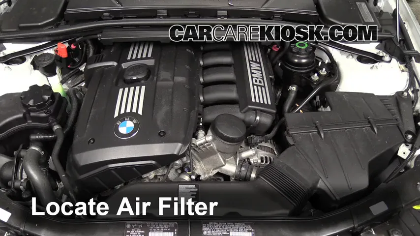 2011 BMW 328i xDrive 3.0L 6 Cyl. Coupe (2 Door) Air Filter (Engine) Replace